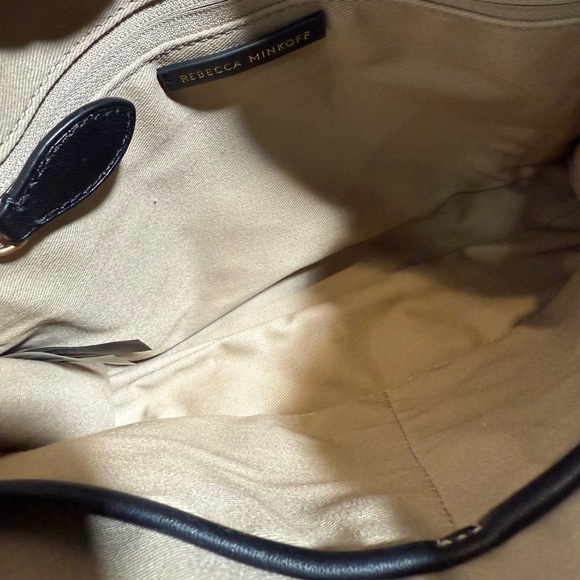 Rebecca Minkoff Mab Green Leather Crossbody Bag Studded Chain Strap w/ Dust Bag - Picture 6 of 9